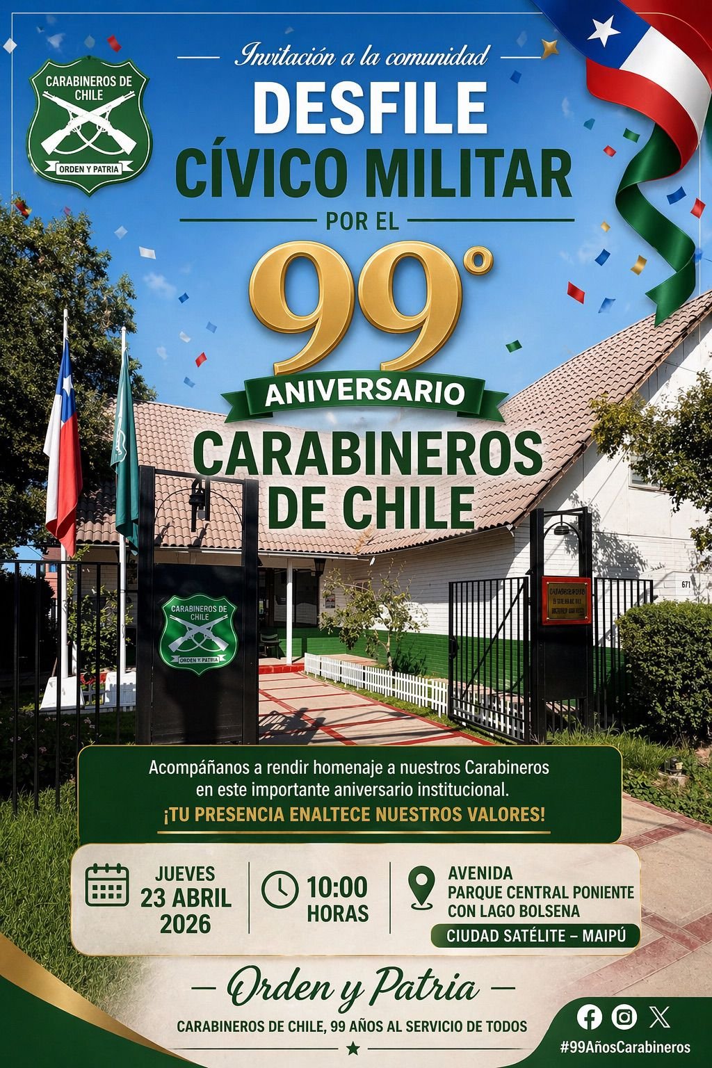 Desfile Cívico Militar en Ciudad Satélite