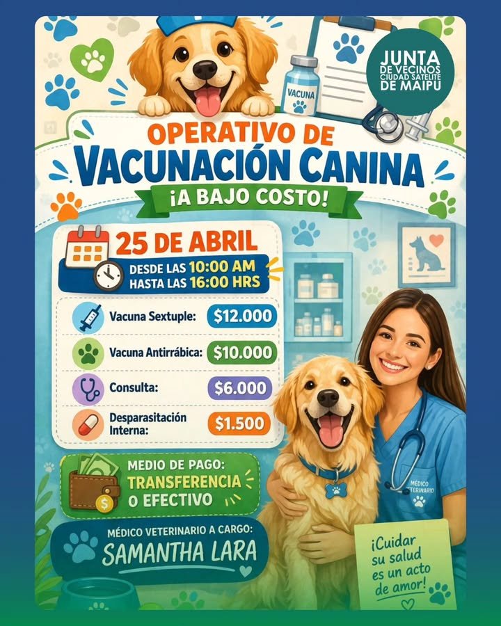 Operativo de Vacunación Canina